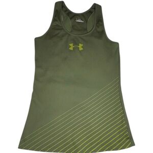 Under Armour Women’s Olive Green Heat Gear Sleeveless Tank Top Size Large